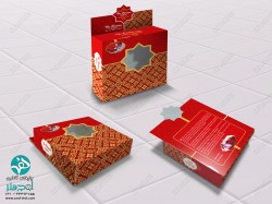 The persian saffron - کلمات کلیدی: the persian saffron ,  طراحی بسته بندی جعبه زعفران ,  قالب بسته بندی <br />